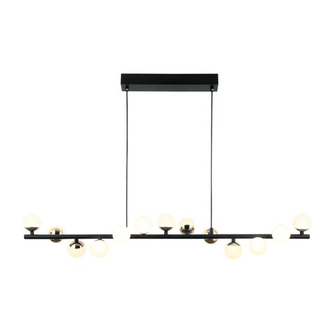 Pendente 17x95cm 15x2w 3000k 2400 Lúmens Fuxico Bella Iluminação