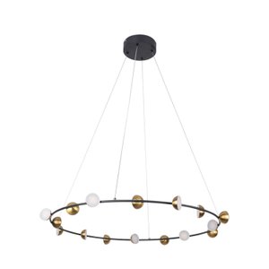 Pendente 5,7x60cm 16X3w 3000K 2640 Lúmens Graviola Bella Iluminação