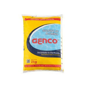 Sulfato de Aluminio Decantador Clarificante - 2kg - Genco