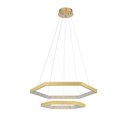 Ver imagem 3 de Lustre Pendente Bivolt Hex Bella Iluminação