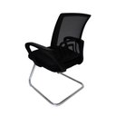 Ver imagem 7 de Cadeira de Escritório Simples com Base Fixa para Consultório Sala Atendimento Detroit Preto
