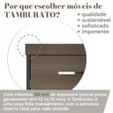 Ver mais imagens de Gaveteiro Executivo 3 Gavetas com Rodinhas e Chave para Escritório Marrom/Charuto/Preto Artany
