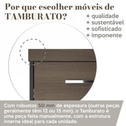 Gaveteiro Executivo 3 Gavetas com Rodinhas e Chave para Escritório - 8
