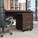 Ver imagem 2 de Gaveteiro Executivo 3 Gavetas com Rodinhas e Chave para Escritório