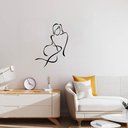 Ver imagem 4 de Adesivo Parede Silhueta Mulher Decoração Sala Clínica Estética Kanto Store Adesivo de Parede