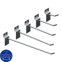 Gancho Painel Canaletado 10cm Com 100 Unidades Zincado - 2