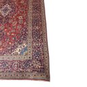 Ver imagem 7 de Tapete Persa Kashan Feito À Mão Vermelho e Azul 315x200cm
