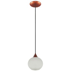 Pendente Cobre com Bola Americana Pequena Fosca Art Pop