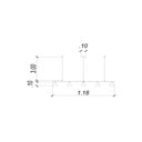 Ver imagem 3 de Pendente 118cm x 10cm 5xg9 35w Titia Bella Iluminação