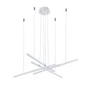 Ver imagem 2 de Lustre Pendente Fato 120cm 120cm 4cm 4x15w 3000k 3210lm Lumiere