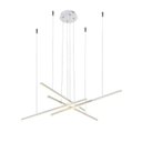 Ver imagem 1 de Lustre Pendente Fato 120cm 120cm 4cm 4x15w 3000k 3210lm Lumiere