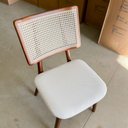 Ver imagem 2 de Cadeira para Mesa de Jantar Madeira Maciça com Telinha - Zara - Requinte Salas