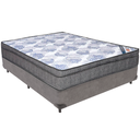 Ver imagem 1 de Cama Box e Colchão Iso Superpocket Molas Ensacadas Viúvo Ortobom: Cinza