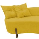 Ver imagem 5 de Namoradeira Sofá Feijão Luna Orgânica Couro Amarelo