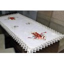 Ver imagem 1 de Caminho de Mesa Bordado Velas de Natal - 0,90 M