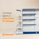 Ver imagem 5 de Gondola Centro 137 Amapa Fit Kit 3 Metros 2 Ponta Branco Sp - Amapá