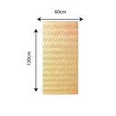 Ver imagem 3 de Revestimento Pedra Leve Semi-Flexível Decorativa Salmão 120cm x 60cm 3mm de Espessura Formaco Decor Laranja/Ornamentado