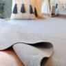 Tapete Artesanal Algodão Sala Quarto Slim Cinza 150 X 200 - 2