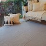 Tapete Artesanal Algodão Sala Quarto Slim Cinza 150 X 200 - 1