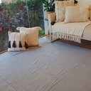 Ver imagem 1 de Tapete Artesanal Algodão Sala Quarto Slim Cinza 150 X 200