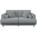 Ver imagem 2 de Sofá Living 2 Lugares Linho Chumbo 2343 Lisboa 180cm