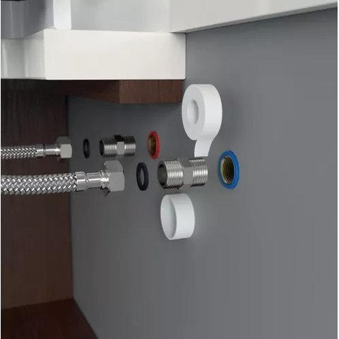 Fita Veda Rosca Rolo18mm Blukit