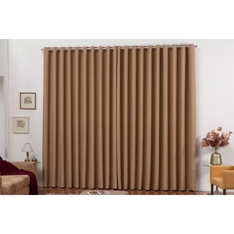 cortina para sala quarto tecido blackout avela 3,00x2,80