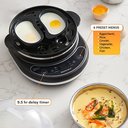 Ver imagem 7 de Elite Gourmet Egc314b Cozedor de Ovos Elétrico 14 Ovos Preto