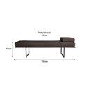 Ver imagem 4 de Puff em Veludo 160cm Galli 