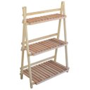 Ver imagem 1 de Floreira Estante Madeira Maciça Natural Jardim