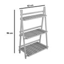 Ver imagem 3 de Floreira Estante Madeira Maciça Natural Jardim