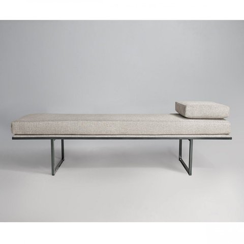Puff em Linho 140cm Galli Bege