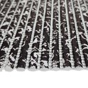 Ver mais imagens de Tapete Passadeira Emborrachada Pvc Antiderrapante 0,65x3,00m Textura Branco Preto