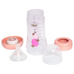Mamadeira Perfect5 240ml Anticólica Chicco Rosa - 4