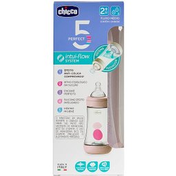 Mamadeira Perfect5 240ml Anticólica Chicco Rosa - 3