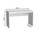 Ver imagem 3 de Mesa Escrivaninha para Escritório B23 Emovell:branco