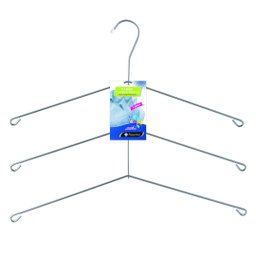 Cabide para Camisa Triplo Camiseiro Cromado Organização Roupa Armário - 1