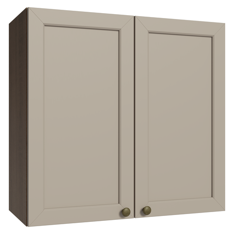Armário Aéreo 70 cm 2 Portas Rustic/Crema Vik Madesa