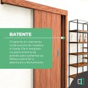 Ver imagem 7 de KIT PARA PORTA DE CORRER MADEIRA  EUCALIPTO