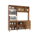 Ver imagem 4 de Cozinha Compacta Luna sem Tampo e Pia Kappesberg 3 Peças Canela