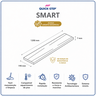 Piso Laminado Quick-step Smart Carvalho Natural Envernizado 2,51m² - 5