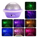 Ver imagem 2 de Luminária Projetor de Teto Estrelado e Lua ? Efeito Mágico para Quartos de Crianças e Adultos -
