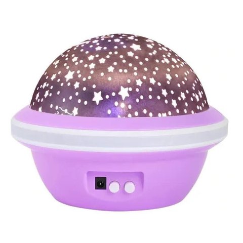 Luminária Projetor de Teto Estrelado e Lua ? Efeito Mágico para Quartos de Crianças e Adultos -