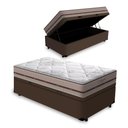 Ver imagem 1 de Cama Box Baú Solteiro + Colchão de Molas Ensacadas Anjos Classic 88cm