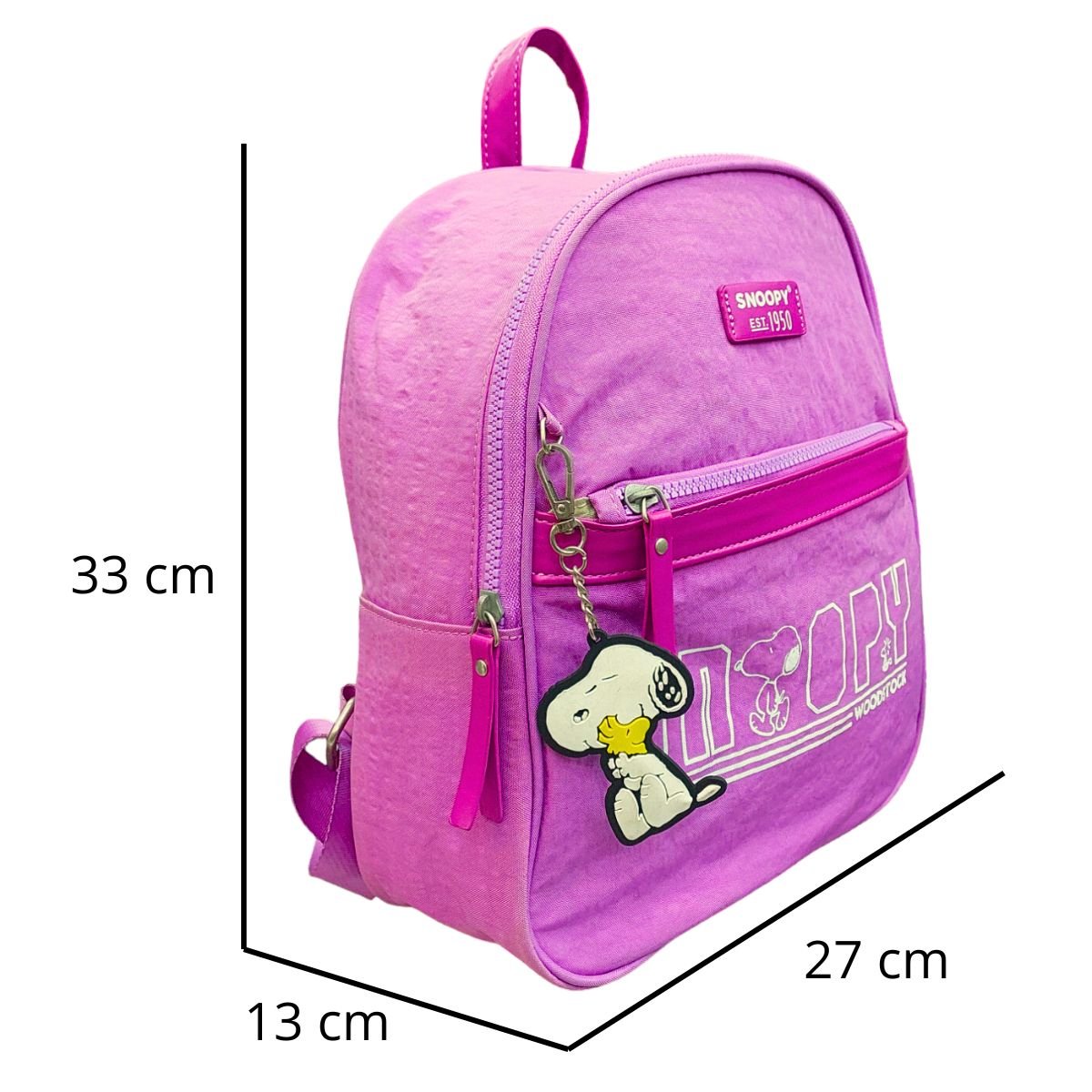 Bolsa de Costas Snoopy Lilás Semax - 6