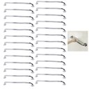 Ver imagem 1 de Alça de Apoio 80cm Barra Inox Kit 26 Unidades Idoso Cadeirante Banheiro Box Suporte Acessibilidade S