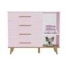 Cômoda de Bebê Fraldário 1 Porta 4 Gavetas Luma Carolina Baby - 5