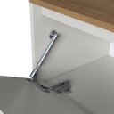 Ver mais imagens de Balcão Gabinete de Banheiro Suspenso 80cm com 1 Porta e Nichos Barcelona