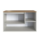 Ver imagem 6 de Balcão Gabinete de Banheiro Suspenso 80cm com 1 Porta e Nichos Barcelona