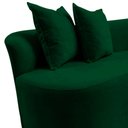 Ver mais imagens de Namoradeira Sofá Feijão Hana 130cm Orgânica Bouclé Verde